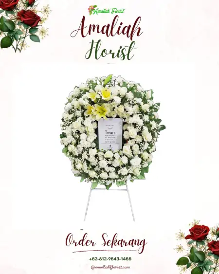 Krans Bunga Duka Gading Cempaka